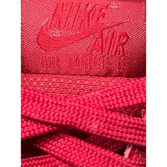 Nike Air Force 1 Mid Red Ostrich Leather 2015 Size 13 main image 14